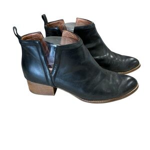 Jeffery Campbell Muskrat Booties Black 9.5 Neutral Western Ankle Chic Boho